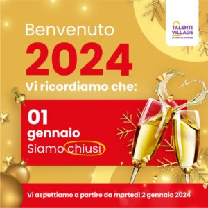 Chiusura 1° gennaio