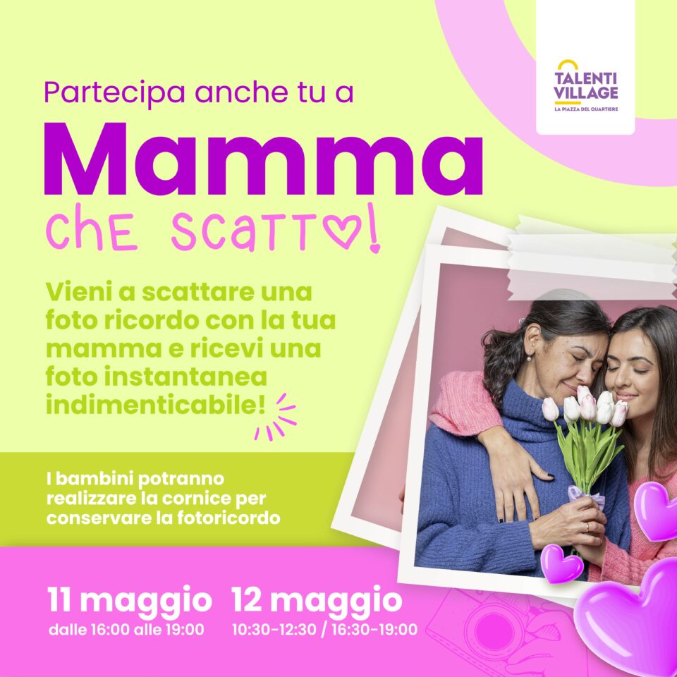 Mamma che scatto