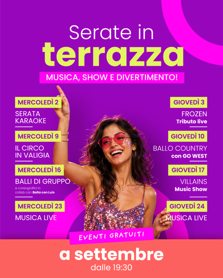 SETTEMBRE IN TERRAZZA